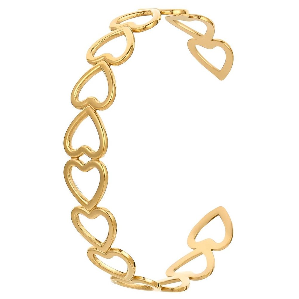 All Hearts 18k Gold Bracelet